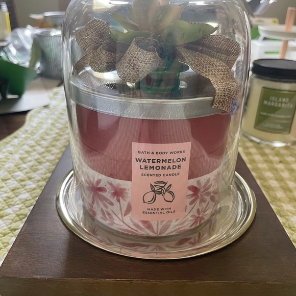 Pottery Barn Candle Holder with Cloche - Picture 3 of 7